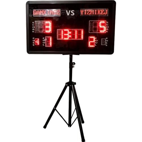 [Ganxin] For1M Big Bigital Scoreboard With Remote Conrol Portable Led Scoreboards Basketball