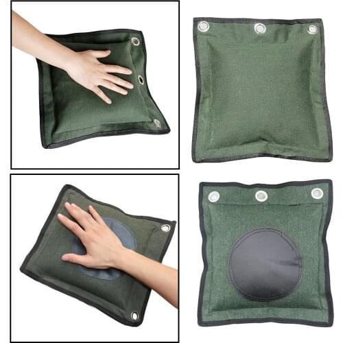 Wing Chun Canvas Wall Mounted Striking Bag & Zipper Classic Boxing Sand Bag, Kung Fu Iron Palm Punching Training for Home Gym