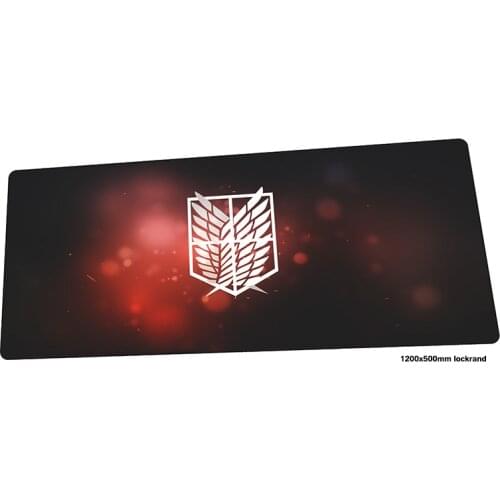 Attack on titan mouse pad gamer New arrival 120x50cm notbook mouse mat gaming mousepad large anime pad mouse PC desk padmouse