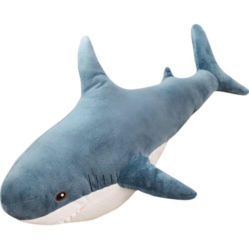 15-140cm shark pillows for kids Stuffed Shark Toy Pillow Birthday Gift or Shop Home Decoration predator stuffed animal