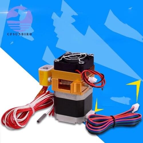 MK8 Extruder Head J-head Hotend 0.4mm Nozzle Kit 1.75mm Filament Extrusion 3D Printers Parts with Box Motor Throat Aluminum Part