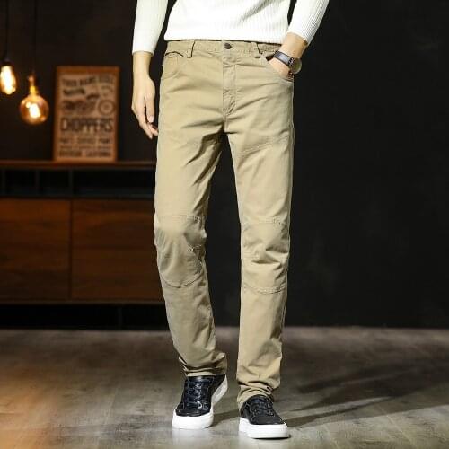 Men Pants 2020 New Khaki Cargo Pants Tactical Militari Trousers Autumn Winter Male Casual Easy Wash Cotton Brand Clothes