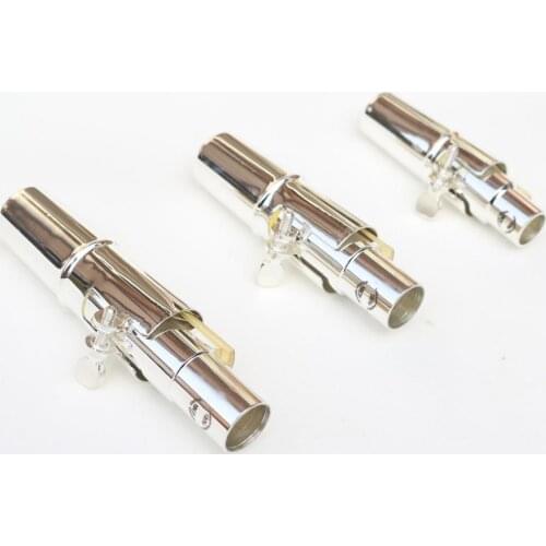 Music Fancier Club Professional Tenor Soprano Alto Saxophone Metal Mouthpiece Silver Plated Sax Mouth Pieces Accessories