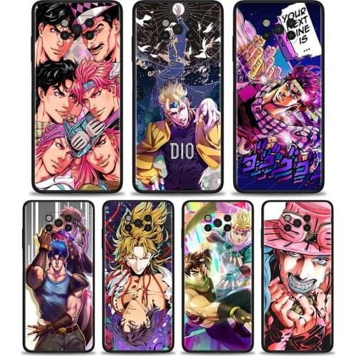 JoJo Jonathan Joesta for Xiaomi Poco X3 NFC X3 Pro F1 F3 M3 TPU Case for Redmi Note 8 8T 9 9T 9S 10 Pro Soft Phone Shell Housing