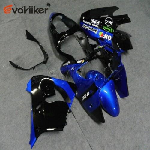 ABS Plastic fairing for ZX9R 2000 2001 blue ZX 9R 00 01 Body Kit motorcycle panels H2