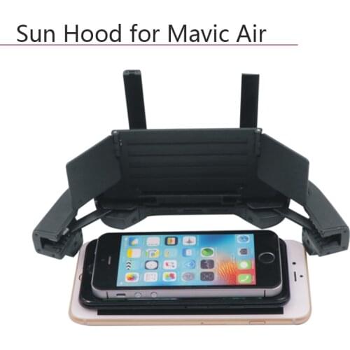 Adjustable Sunshade Folding Sun Hood Remote Controller for 4.7 5.5in Screen Smart Phone for DJI Mavic Pro Spark Mavic Air