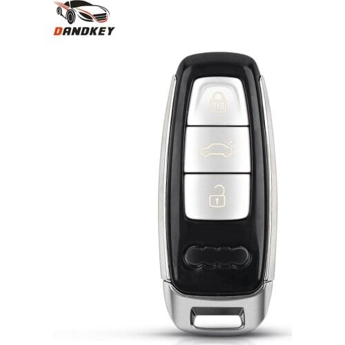 Dandkey Replacment Smart Remote Car Key Shell Cover Case For Audi A1 A2 A3 A4 A4L A5 A6 A6L A7 A8 A8L Q5 S7 S8 2017 2018 2019