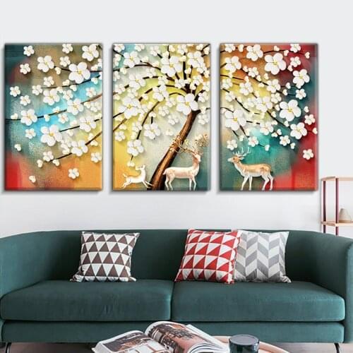 Modern still life posters canvas pachira macrocarpa Home decoration paintingt No frame Canvas Printings Customized drawing