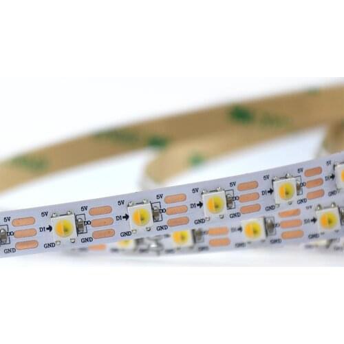 1m/4m/5m SK6812 WWA (warm white+cool white+amber color)LED Pixel Strip 30/60/144 leds/pixles/m IP30/IP65/IP67 DC5V