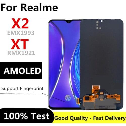 For OPPO Realme X2 RMX1931 LCD Display Screen Touch Panel Screen Digitizer For OPPO Realme XT MX1931 LCD