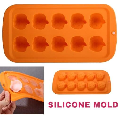 1pc Silicone Cake Mold Halloween Pumpkin Form Molds Durable Ice Cube Mould Non Stick Biscuit Baking Accessories Kitchen Tool