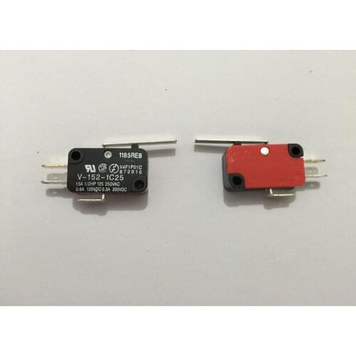 10pcs V-152-1C25 Straight Hinge Lever AC DC Micro Switch Limit Switch