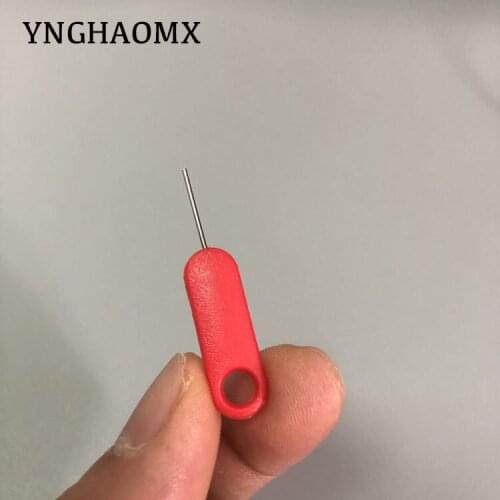 1000pcs/lot red color Sim Card Ejector Tool Sim Card Tray Eject Pin Key Tool For Mobile cell phone wholesale