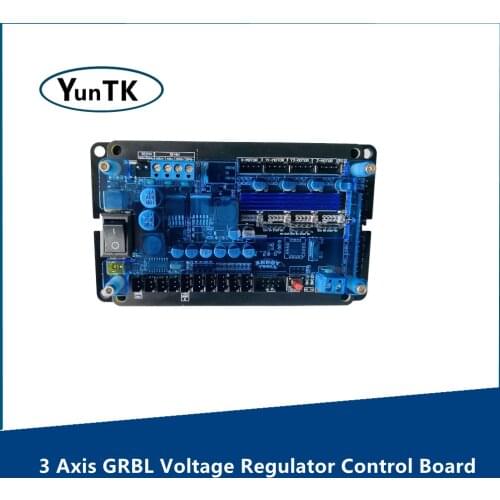 3 Axis GRBL Voltage Regulator Control Board, Compatible with Offline Dual Y-axis USB Driver Board for CNC Laser Engraver