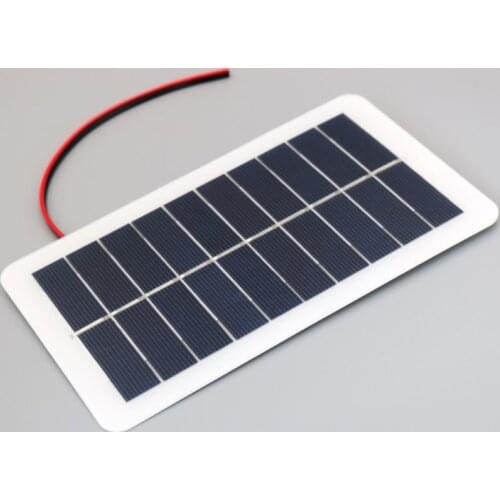 5 V 2W 4W 5W 7.5W Output Solar Panel Battery Charger With Wire/USB/Type A Female port Charge Regulators Fit Bluetooth speakers