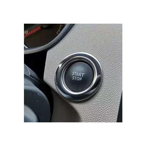 Car Accessories Stainless Steel Fit For Renault DUSTER One-Button Start Button Decorative Ring 2018-2021
