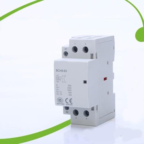 CT1 2P 63A 40A 220V/230V 50/60HZ Din rail Household ac Modular contactor 2NO or 2NC or 1NO 1NC
