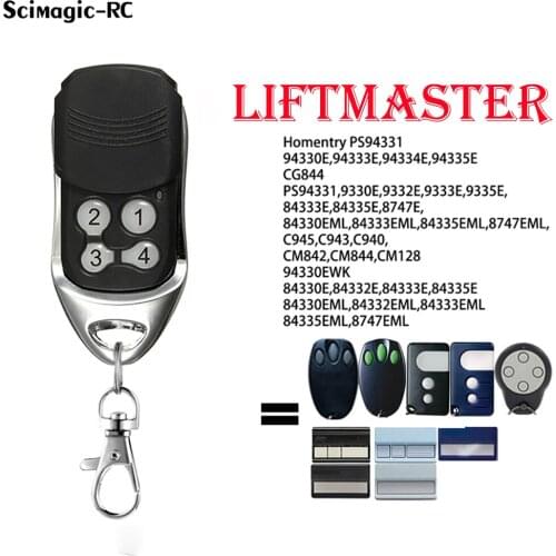 Chamberlain Motorlift Liftmaster 84335AML 94335E 1A5639-7 84333EML Garage Door Remote Control 433.92MHz Rolling Code Gate Opener