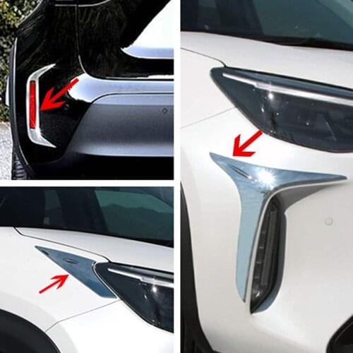 For Toyota Fortuner AN16 2016-2019 Chrome Rear View Mirrors Decoartion Cover Trim Car Styling