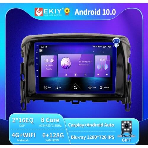 EKIY IPS DSP Car Radio Android For Mitsubishi ECLIPSE CROSS 2018 2019 Multimedia Video Player GPS Navigation Auto Stereo DVD HU
