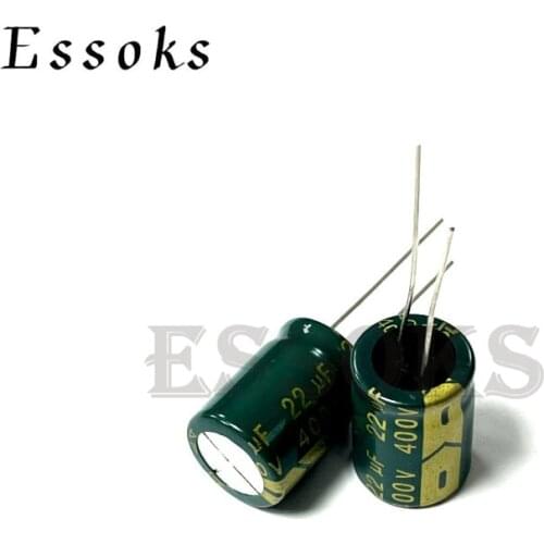 5pcs Electrolytic Capacitor 400V22UF 400V 22UF 13X17 13X20 mm High Frequency Low ESR Aluminum Capacitors