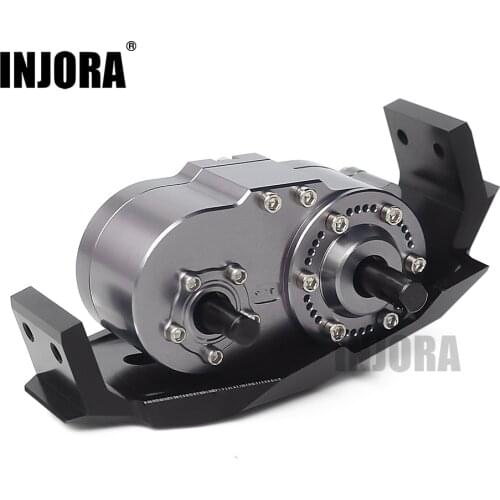 INJORA Metal Transfer Case with 72MM Mount D90 Gearbox for RC Crawler Axial SCX10 D90 D110 TF2