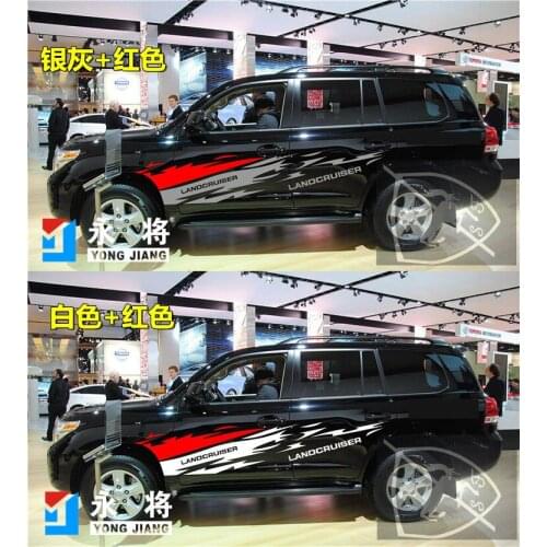 Car stickers FOR Toyota Land Cruiser 2008-2020 Appearance Decoration Fashion Applique Land Cruiser Modified Sticker Supplies