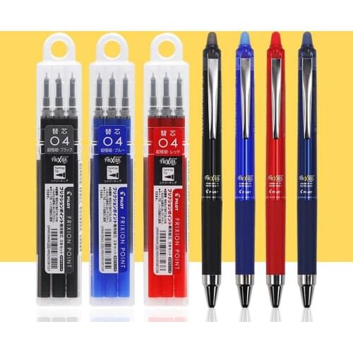 PILOT LFPK-25S4 Friction Erasable Gel Pen 0.4mm Upgraded Erasable Pen FRIXION Needle Tip