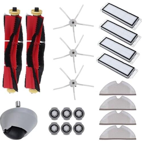Replacement Clean Wheel/HEPA Filter/Main Brush for Xiaomi Roborock S6/S60/S65/S5 MAX/T6,Roborock Accessories