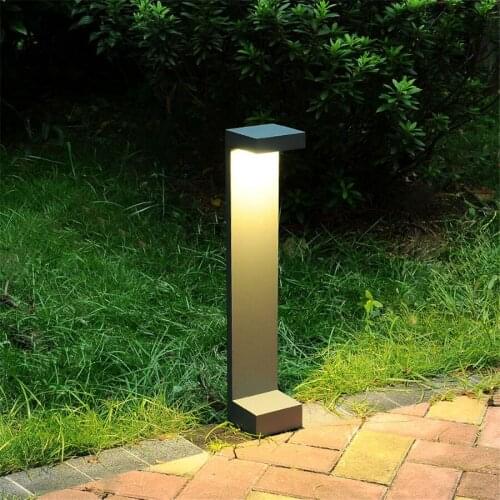 10W LED COB Modern Outdoor Lawn Lamp Aluminum Waterproof Yard Landscape Light Villa Courtyard Garden Pathway Lawn Pillar Lamps