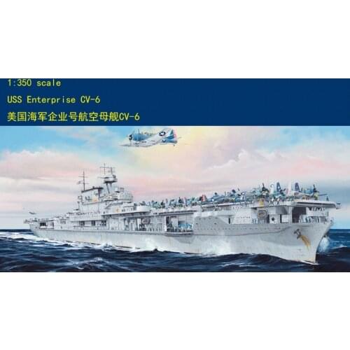 Trumpeter 1/350 Airctaft Carrier USS Enterprise CV-6 Plastic Model Kit 65302