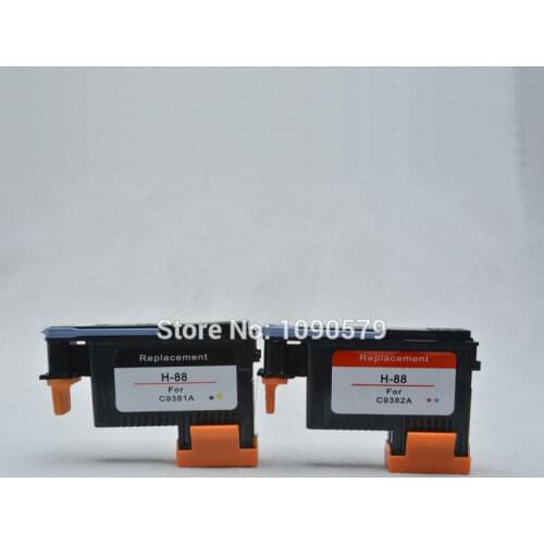 2pieces/lot) high quality! Remanufactured Printhead for HP88 C9381A C9382A For HPK5300 K8600 L7380