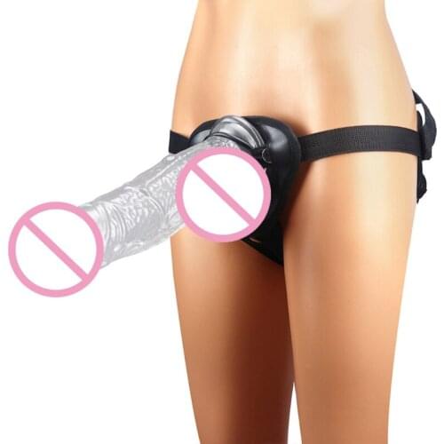 50LF Wearable Strap on Dildo Removable Massager Adult Realistic Stimulator for Women Lesbian Couples