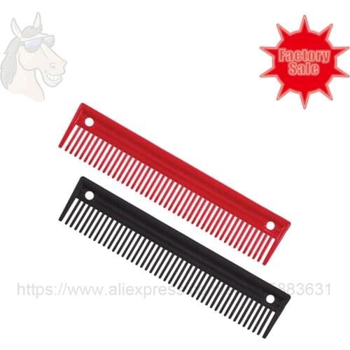 91 3009 9'' plastic comb multi-purpose thin and trim comb PP material 22x4.6cm horse grooming plaiting comb factory direct sale