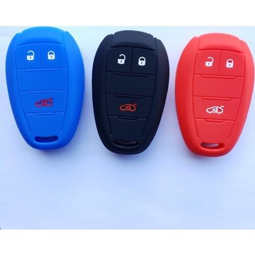 For Alfa Romeo Car Key Cover,Smart Skin 3 Button Silicone Protector for Alfa Giulia Stelvio Mito Giulietta Keyless Cover FOB