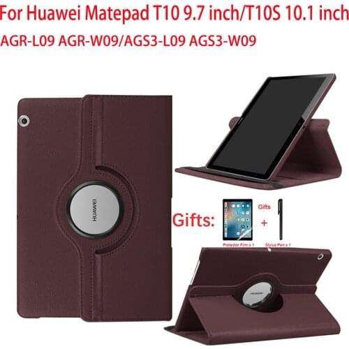 360 Rotation Tablet Case For Huawei Matepad T10S 10.1"2020 AGS3-L09/AGS3-W09 Stand Cover For Huawei Matepad T10 9.7" AGR-L09