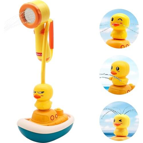 Baby Bath Toys Electric Duck Sprinkler Boat Bath Toy Kids Spray Water Baby Shower Gift Pool Bathtub Toy Sprinkler Xmas Gift Kids