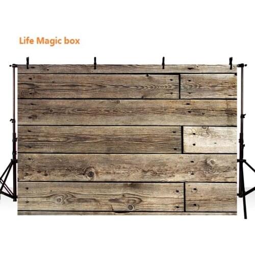 Fondos Fotografia Estudio Suelo Vinilo Gray Stitching Nail Hole Wood Slab Foto-261