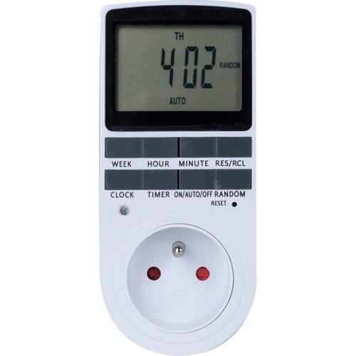 French large screen timer switch socket wholesale Timer socket neutral Packaging