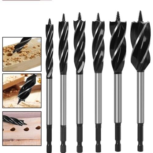 10mm-35mm Twist Drill Bit Set Wood Fast Cut Auger Carpenter Joiner Tool Drill Bit For Wood Cut Suit for woodworking