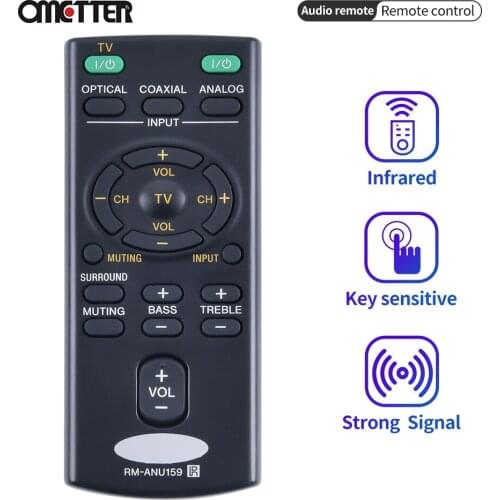Suitable for Sony RM-ANU159 sound bar remote control HT-CT60 HT-CT60 / C SA-CT60 SS-WCT60