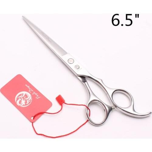 2Pcs Z1006 6.5" 18.5cm Purple Dragon Stainless Cutting Shears Thinning Scissors Hairdressing Scissors Professional Hair Scissors