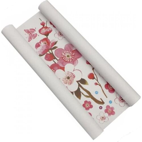 Wholesale beautiful Plum Flower wall stickers living bedroom decorations diy flowers home decals mural arts poster