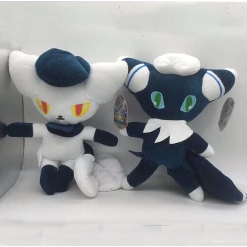 Pokemon Series Meowstic Plush Toy Stuffed Dolls 30cm Kawaii Kid Gift