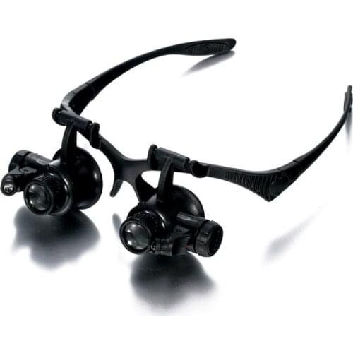 Portable Multiple Magnifiers, Head-mounted Spectacles Watch Repair Magnifiers