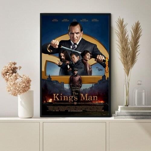 The Kings Man Movie Poster Canvas Print Art Wall Painting Home Decoration (No Frame)