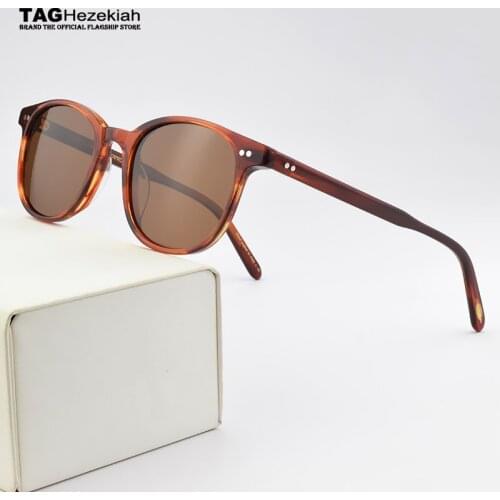 2020 vintage polarized sunglasses men round luxury Brand sun glasses women Small box retro mens sunglasses brand designer OV5412