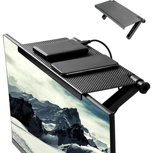 TV Set-Top Box Storage Rack Router Organizer Signal Remote Control Shelves Adjustable TV Screen Top Shelf Livingroom Organizer