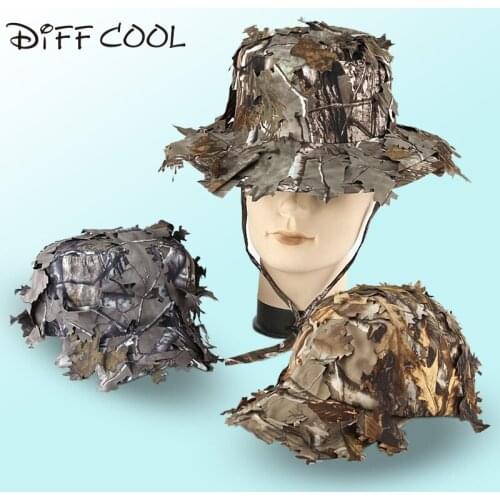 Comfortable Camouflage Cap Hunting Camouflage maple leaf camouflage cap outdoor military tactical training cap Round/ Flat Top