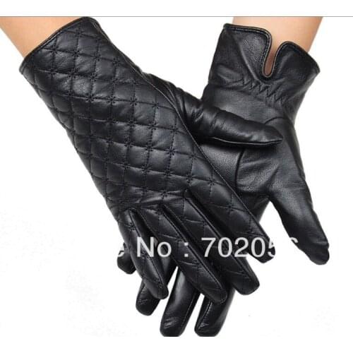 Ladies Genuine Leather Gloves skin gloves LEATHER GLOVES #3139